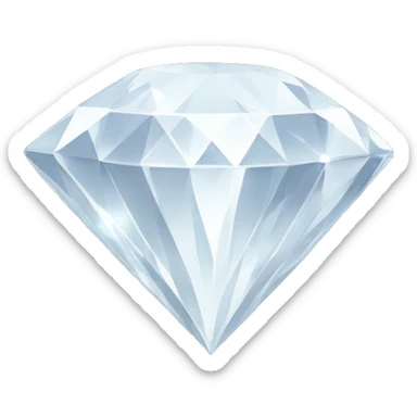 white diamond sticker