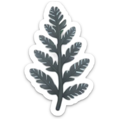 Silver fern sticker