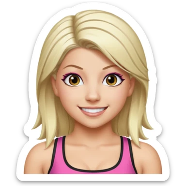 Alexa bliss happy sticker