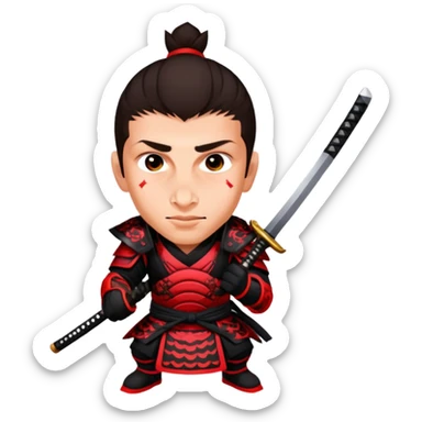 Daring Samurai sticker