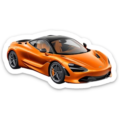 McLaren 720S - McLaren (Model Year: 2021) (Iconic colour: Orange) sticker