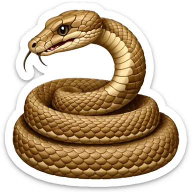 Rattlesnake sticker