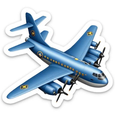 bomber plane sticker