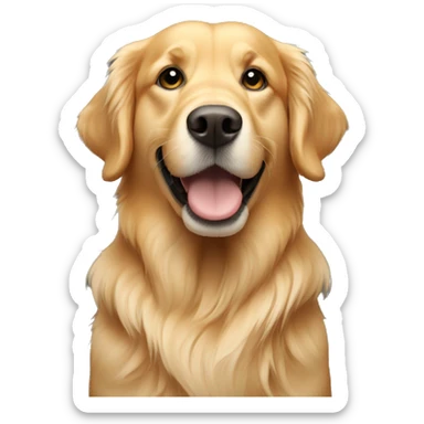 Golden retriever sticker