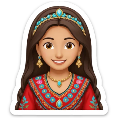 Azerbaijanian girl is crashing out  sticker