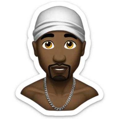 Tupac shakur thug sticker