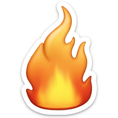 Fire sticker
