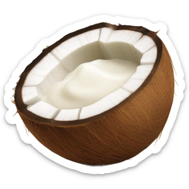 Coconut milk sticker