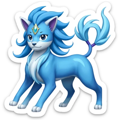 Luxio-Suicune-Amaura-fusion sticker