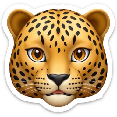 Leopard sticker