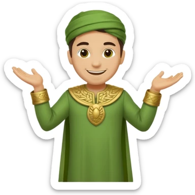 mestre verde sticker