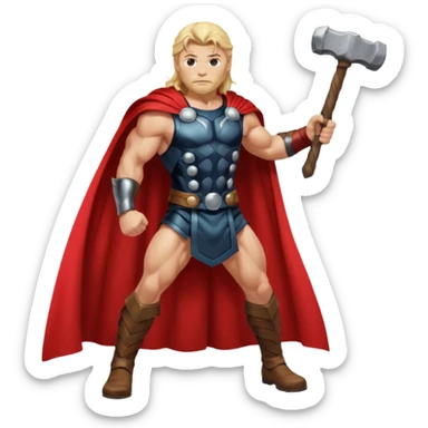 Thor full body sticker