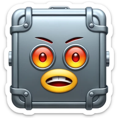 Mind like a steel trap sticker