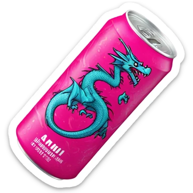 Dragon & Dragonfruit Energy Drink can sticker