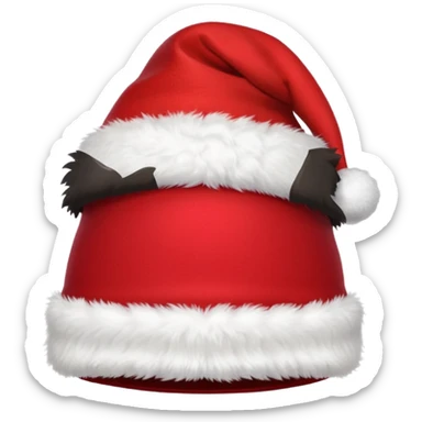 Christmas hat emoji sticker