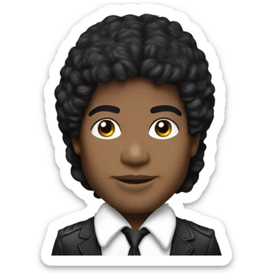 Micheal jackson ios 16 style ulra realistic  sticker