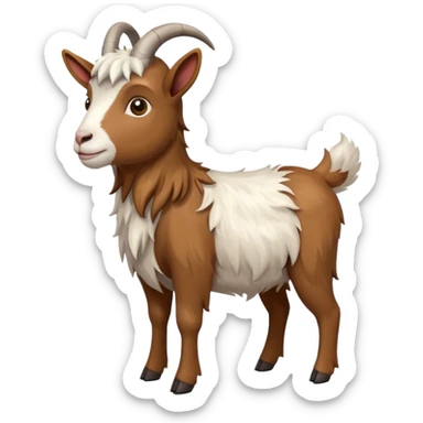 Goat image sticker