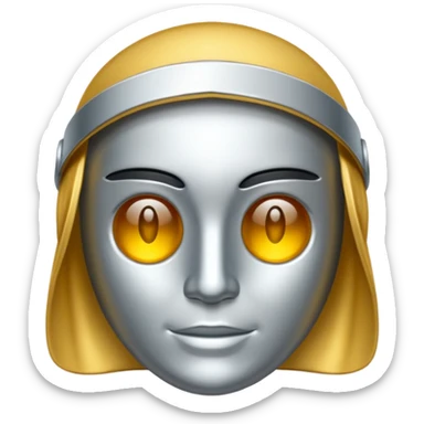 logo de grupo elite en par¡alabras, la palabra GRUPO color plateado y ELITE color dorado sticker