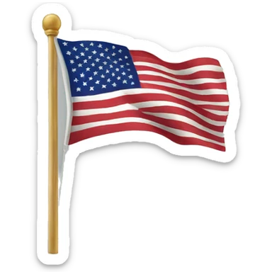 american flag sticker