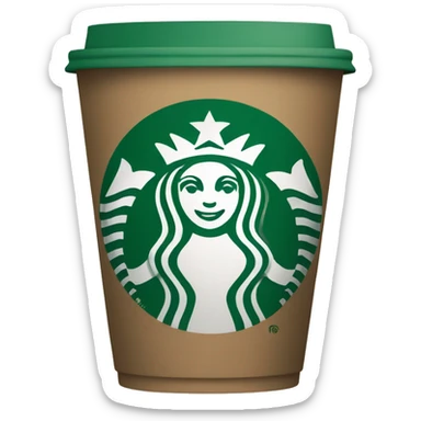 Starbucks coffe sticker