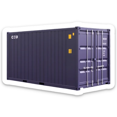 refrigerated cargo container sticker