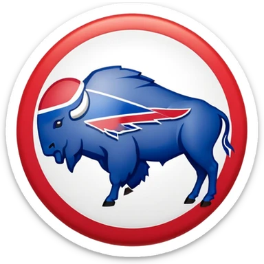 Buffalo Bills Football Team Logo sticker