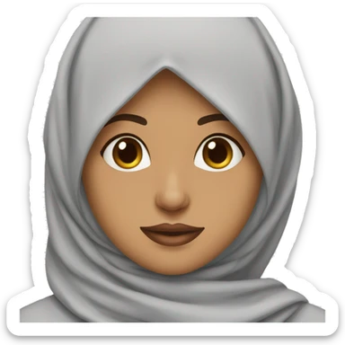 hijabi girl dont eat chocolate sticker