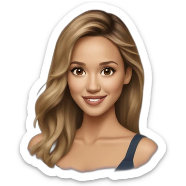 Jessica alba sticker