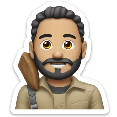 dos zarigüeyas abrazandose sticker