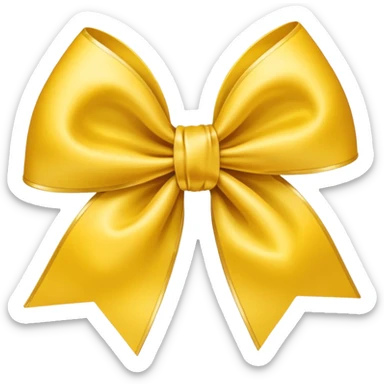 🎀+red=yellow sticker