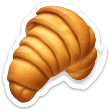 croissant eating croissant sticker