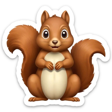 adhd squirrel sticker