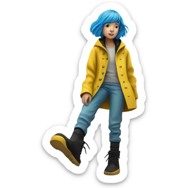 Coraline sticker