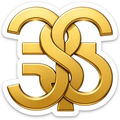 dollar signs sticker