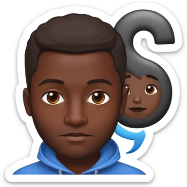 Gangsta with youngworld on the background sticker