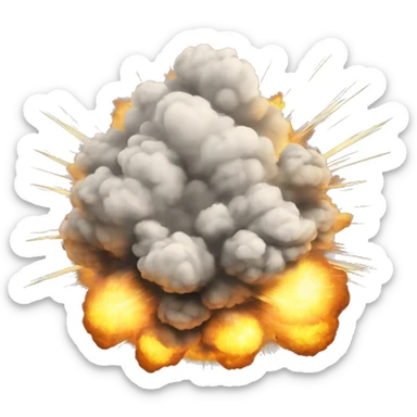explosion sticker