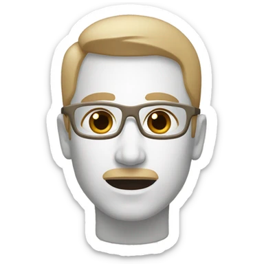 White and beige medicine  sticker