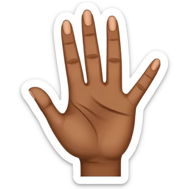 West side hand sign sticker