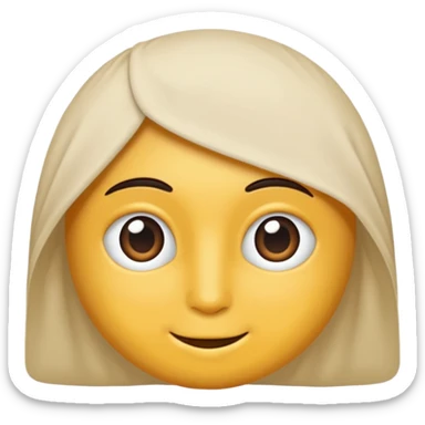 BEYAZ RENKTE BUKET SEKLİNDE sticker