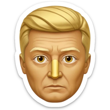 president of ukraine is gold sticker