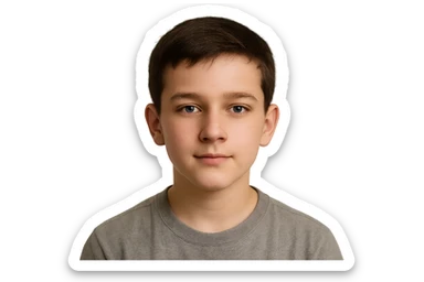 yosh bolani tasvirlab ber 10 11 yoshli orqa fonda hech narsa bo'lmasin sticker