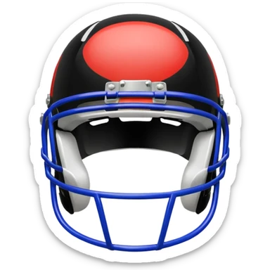 Sports helmet (American football style) sticker