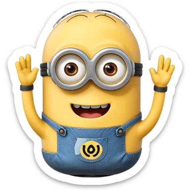 Un minion sticker