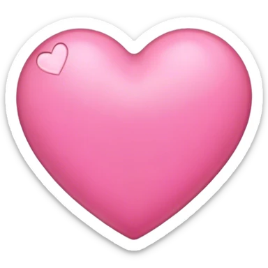 Corazón rosado sticker