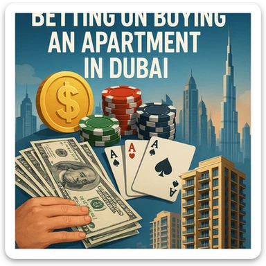 Betting on buying an apartment in Dubai sticker
