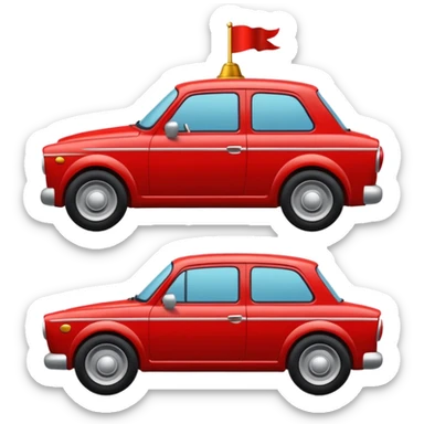 roman cars sticker