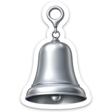 A bell with an exclamation mark sticker