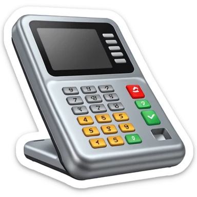 payment terminal sticker