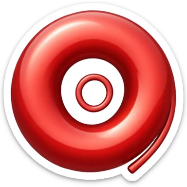 Ciclo o esprilar rojo sticker