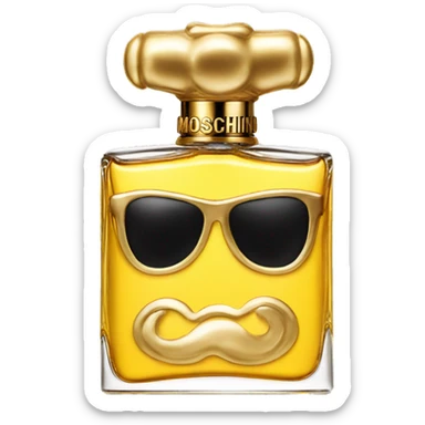 Moschino perfume sticker